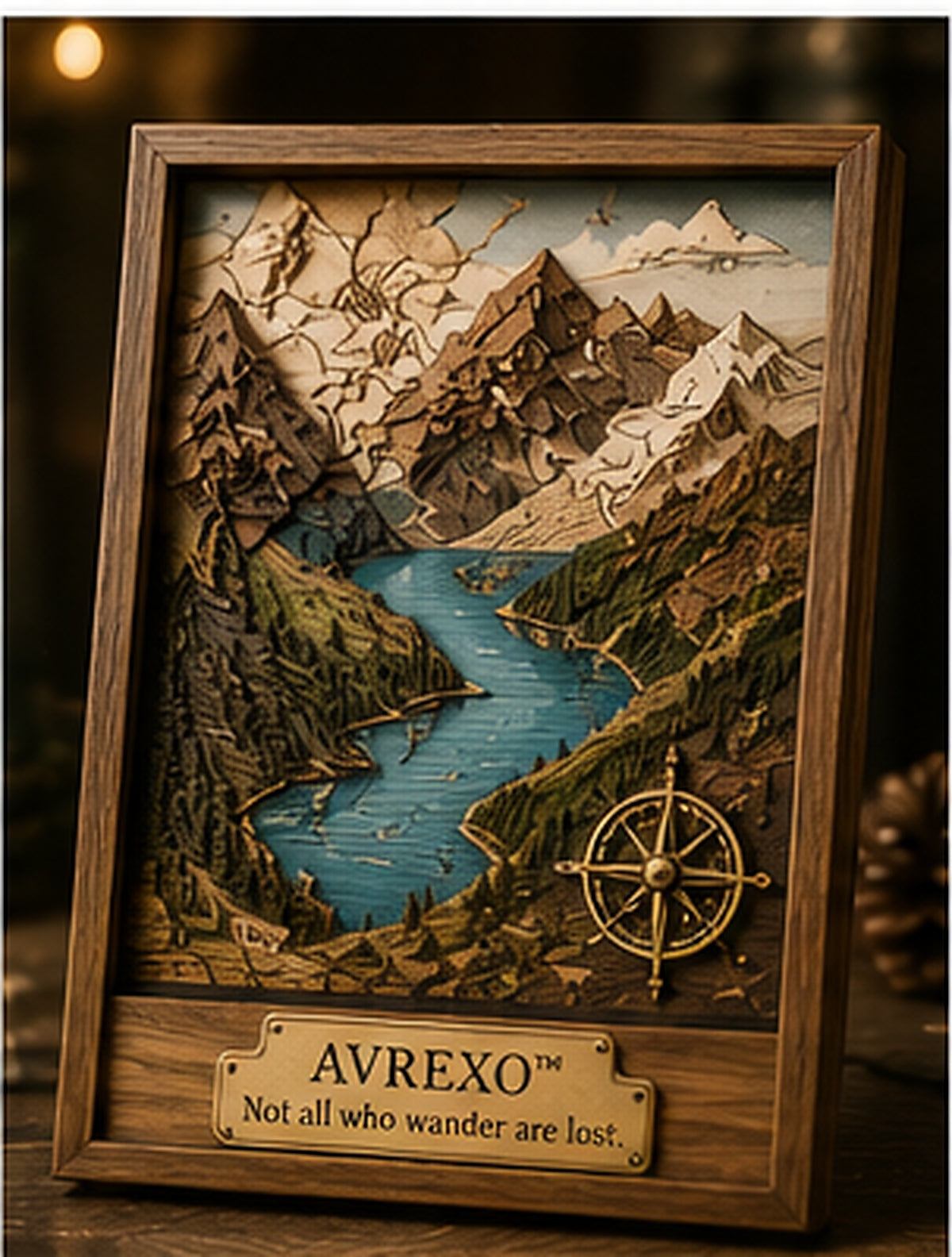 3D Map Art